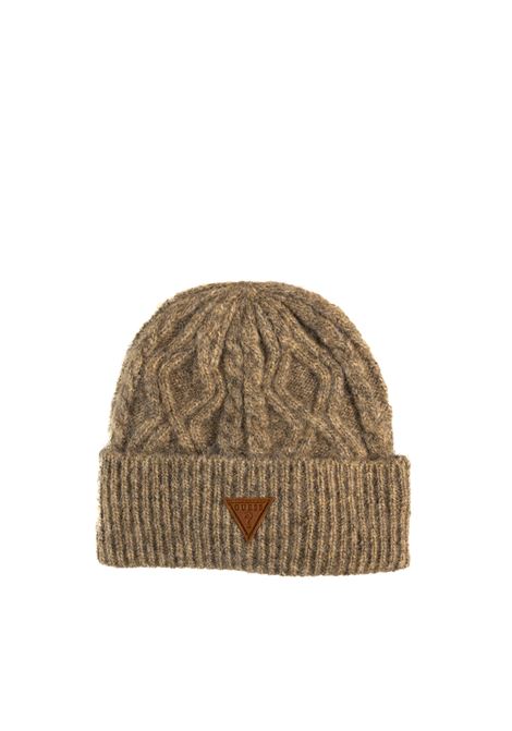 cappello logo marrone GUESS | AW5210 POL01BEANIE-CAM